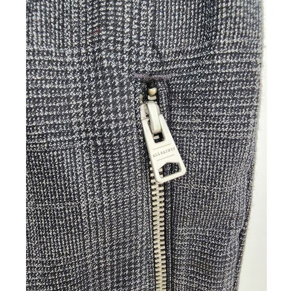 AllSaints Men's Agar Trouser Pants Size 28‎ Black Grey Wool Blend - Picture 9 of 11